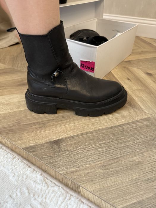 Ботинки из натуральной кожи, демисезон