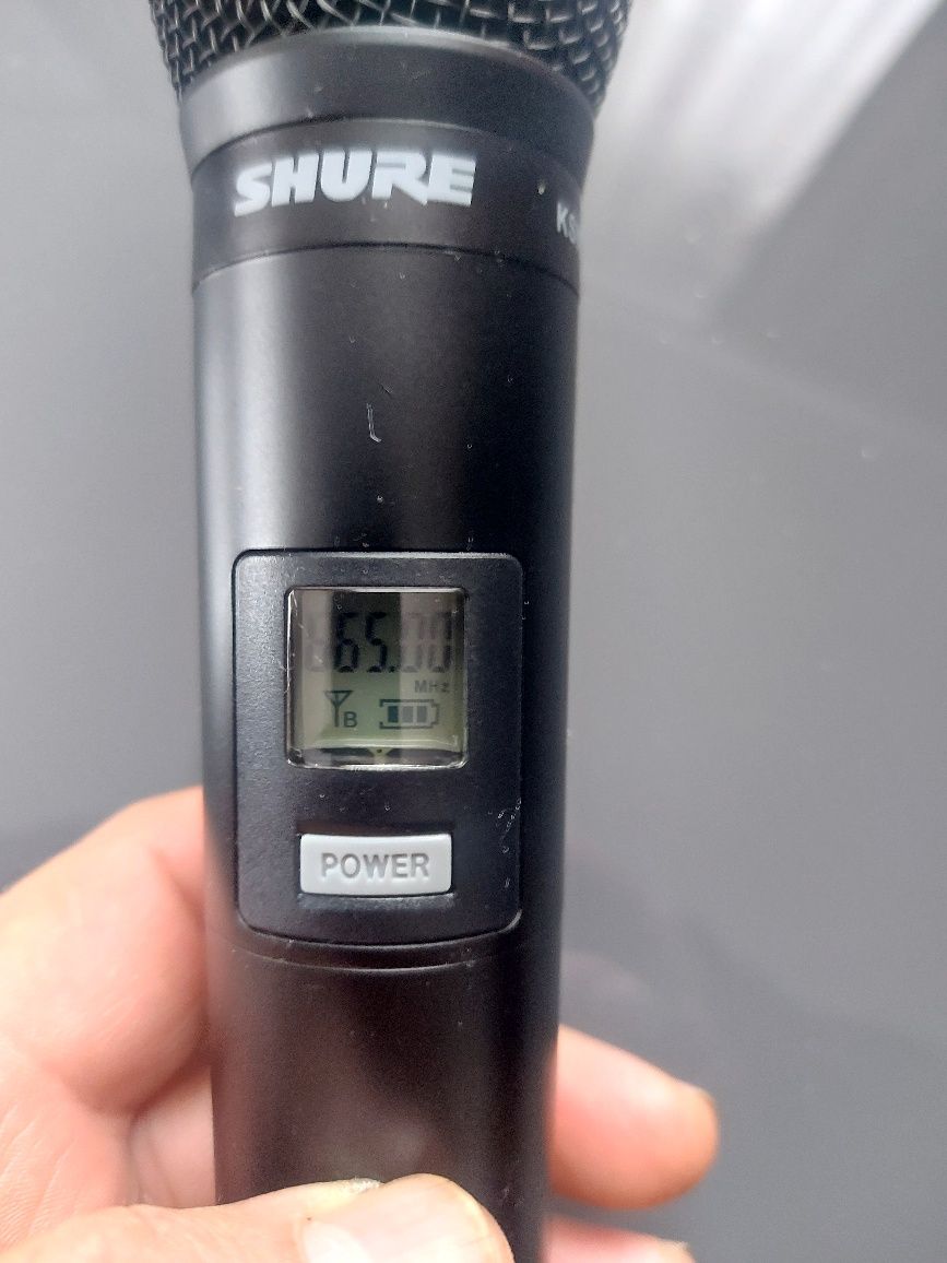 microfon wireless shure ksm 9 , impecabil ,(nou )
