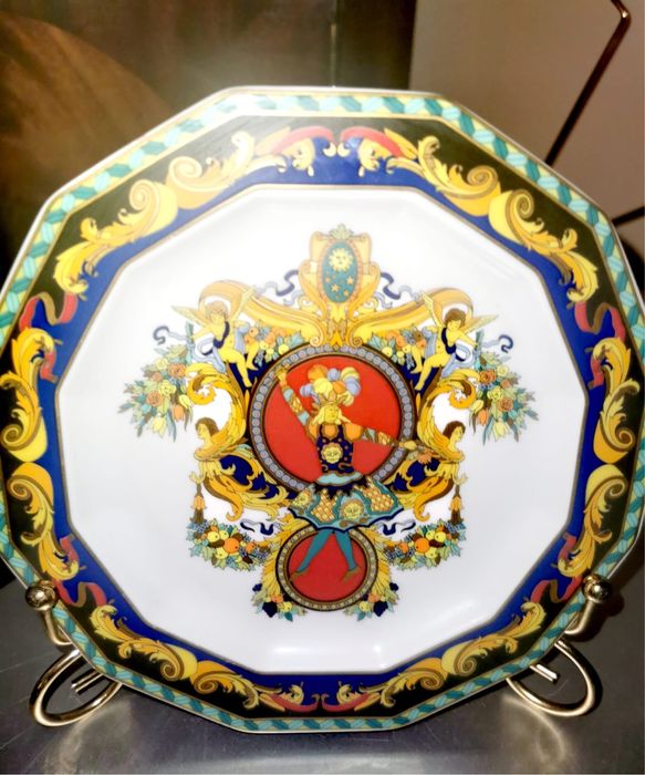 Розентал чиния Версаче чиния „Le Roi Soleil“ на Versace Rosenthal