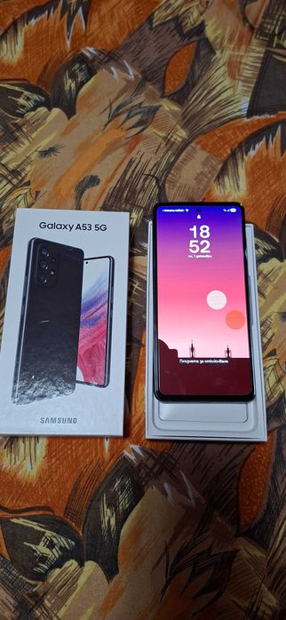 Продавам САМСУНГ А53 5G в Отлично състоние и със...