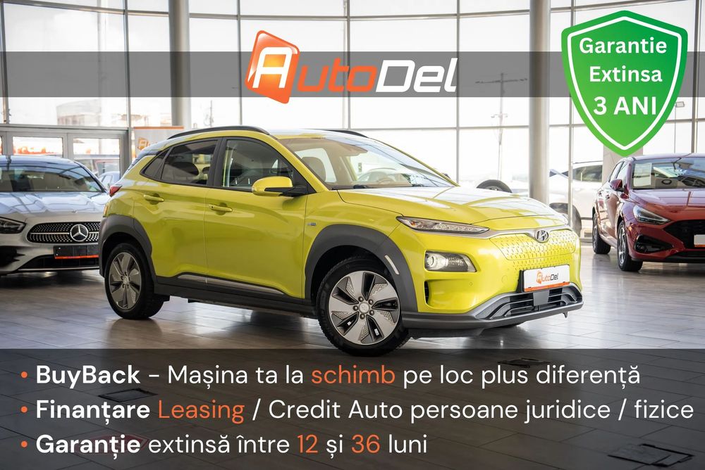 Hyundai KONA Full Electric 150Kw Long Range 484km / Garantie extinsa / Luxury