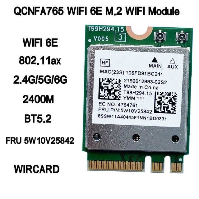 Wi-Fi Карта Qualcomm QCNFA765