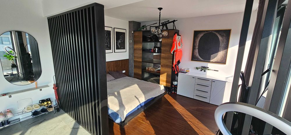 penthouse 110m2 full open space, 2 locuri parcare, Bragadiru IF