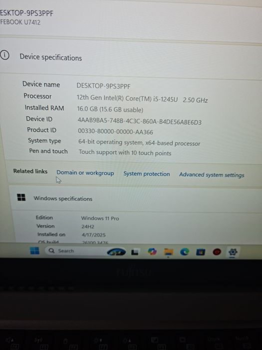 Fujitsu Lifebook U7412