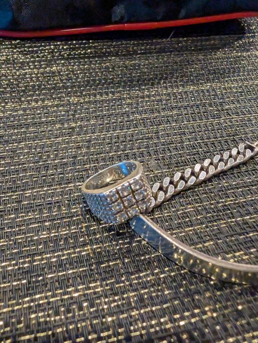 Brățară+ Inel Argint de foarte buna calitate