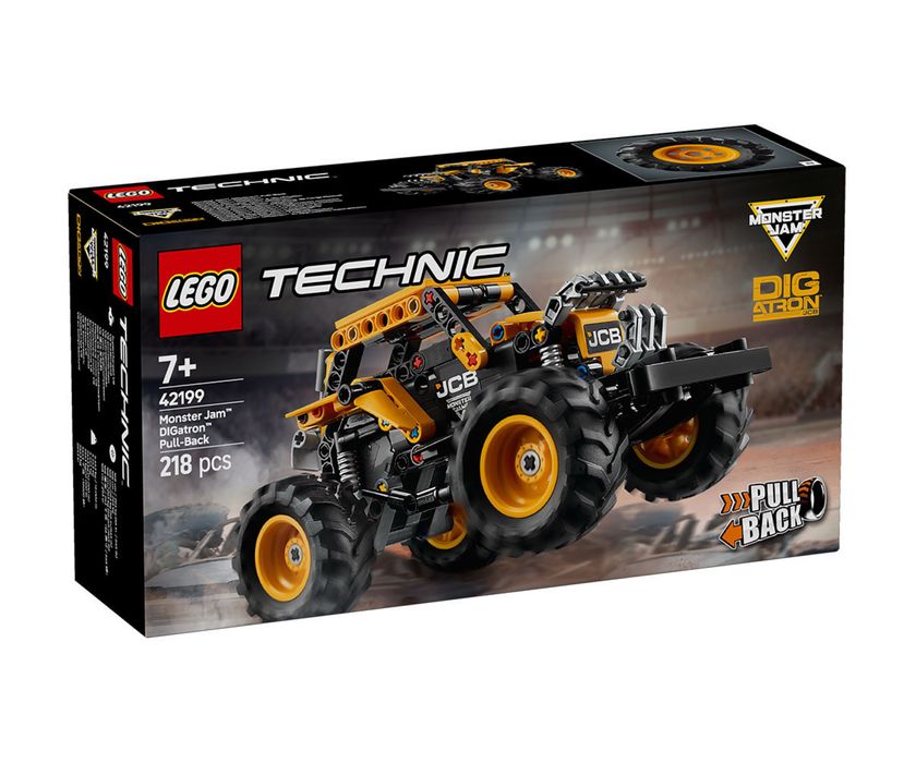Сглобено Technic 42199 - Monster Jam™ Digatron™ с издърпване