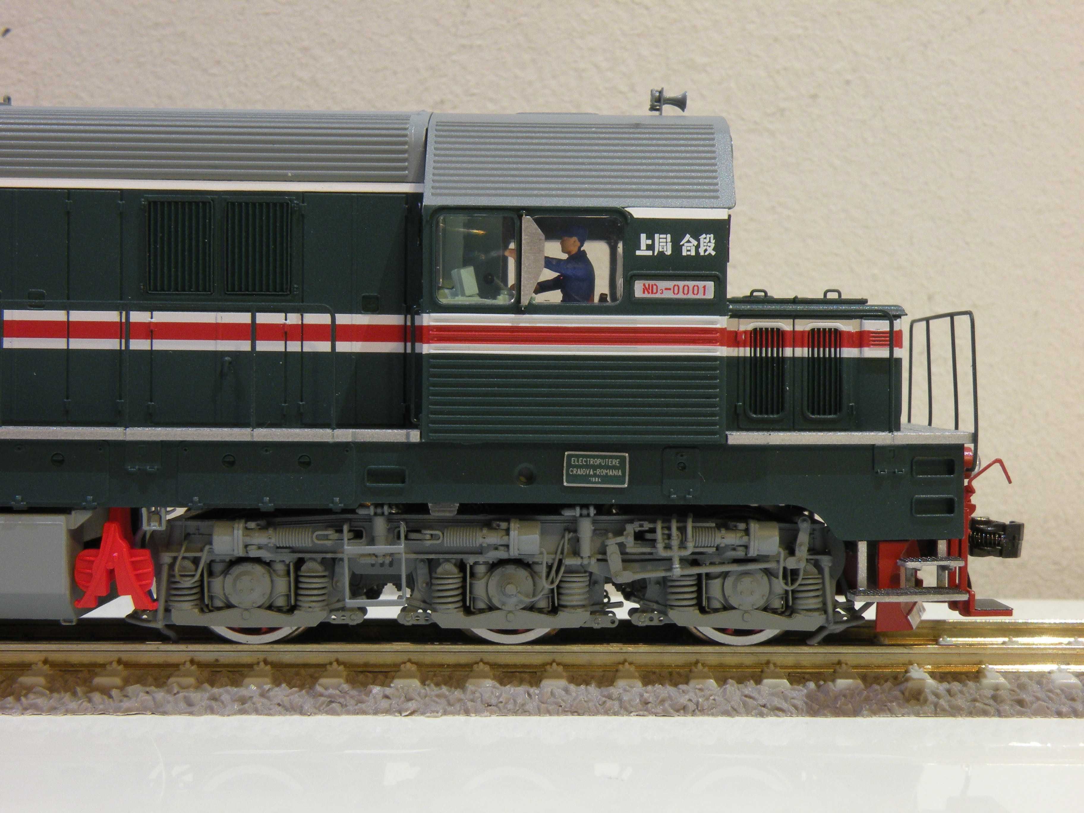 Changming Locomotiva diesel ND3 0001 China Rail ep. IV-V sunet+fum, H0