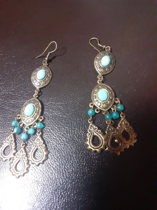 Висящи  обици  в  бохо стил