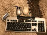 Tastatura Turbo-Media Multimedia, PS2, plus 2 mousi unul wireless