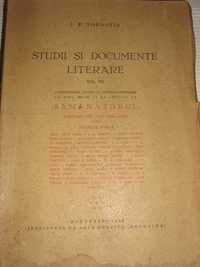 Studii şi documente literare-I. E. Torouţiu, vol.VII, «Junimea»