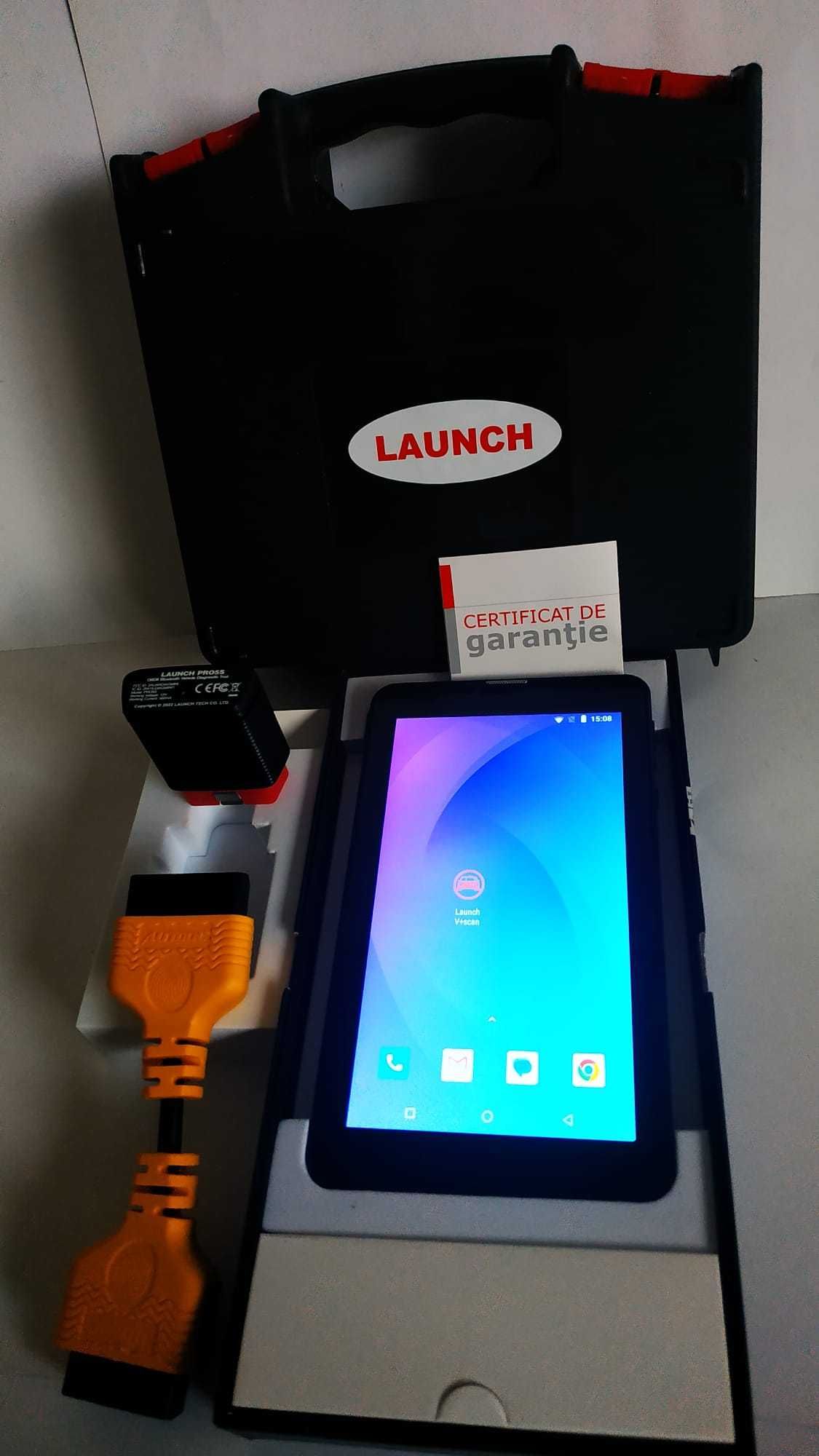 Kit Interfata Auto LAUNCH PRO5S X431 V+ Scan Easydiag + Tableta Noua