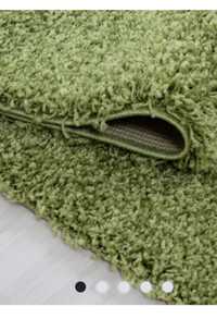 Vand covor shaggy verde fistic,  120x170