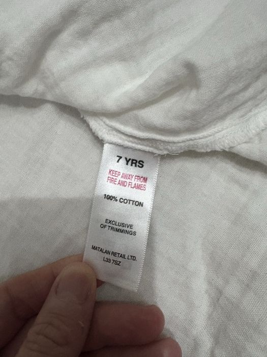 Camasa alba fetite Next 6-7 ani