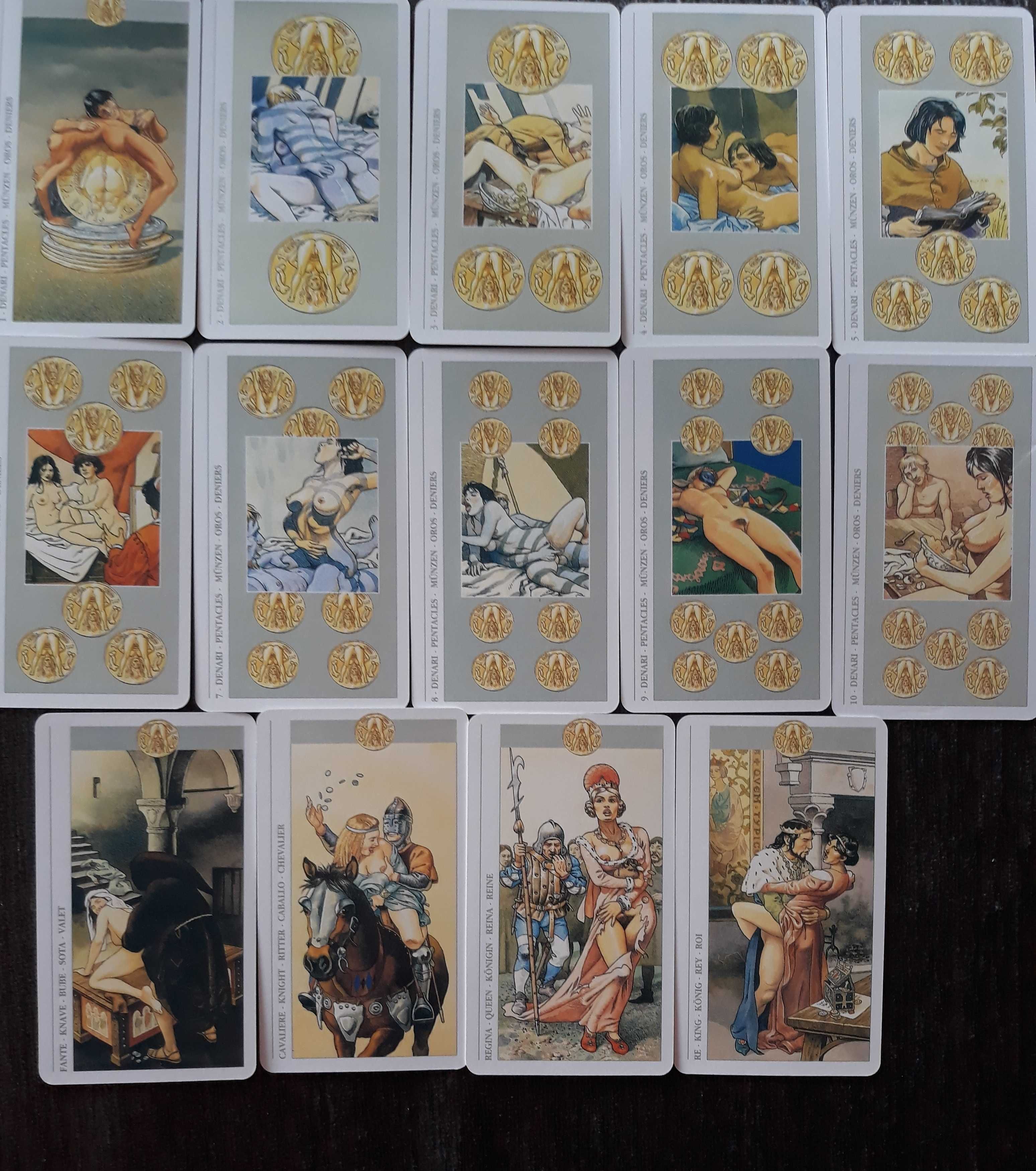 Любовни таро карти: Casanova Tarot&Erotic Fantasy Tarot&DecameronTarot