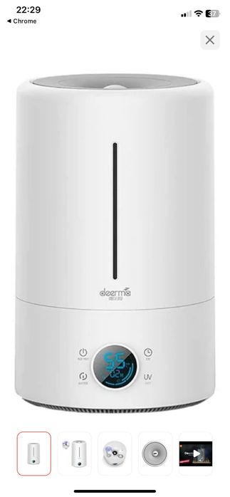 Увлажнитель воздуха Deerma Humidifier, работает отлично