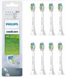 Накрайници за електрическа четка за зъби sonicare White W2, 8 бр.