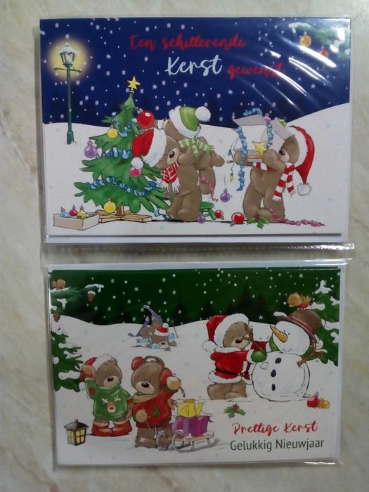 Поздравителни картички за Рожден ден и др.Коледни картички с пликове.