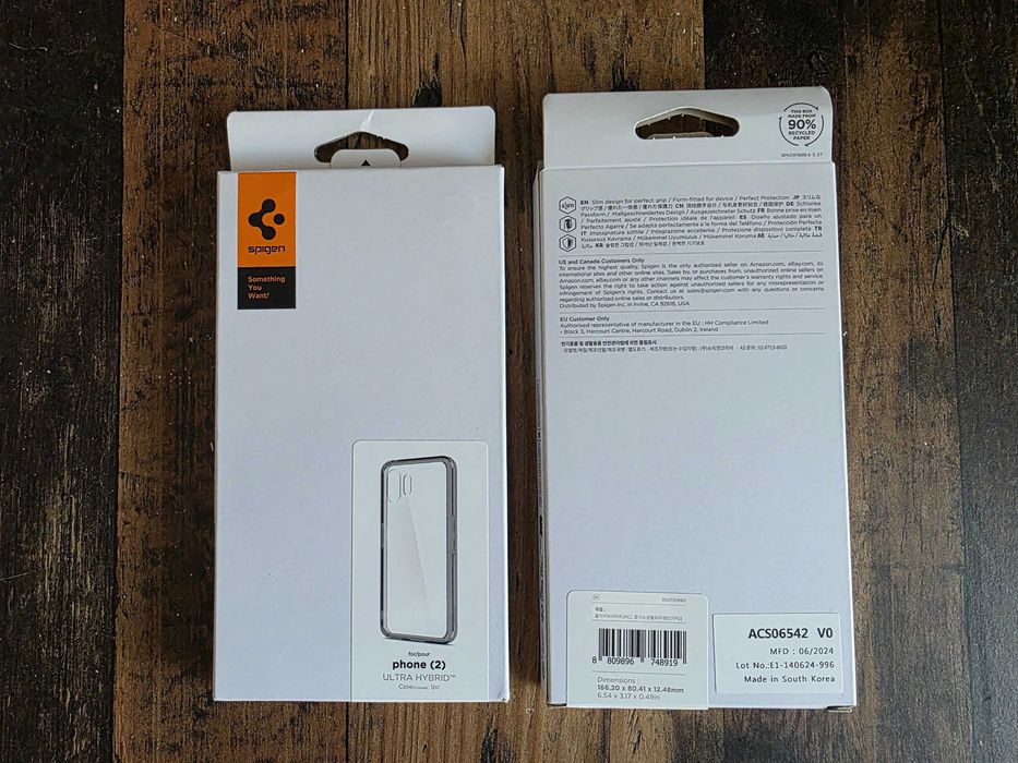 Калъф кейс гръб Spigen Hybrid Smoked за смартфон Nothing Phone (2)