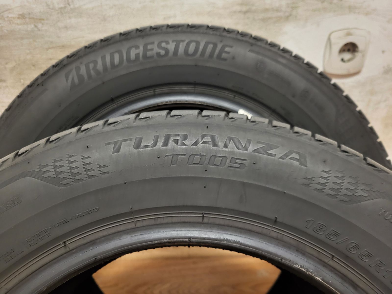 2 бр. 185/65/15 Bridgestone / летни гуми