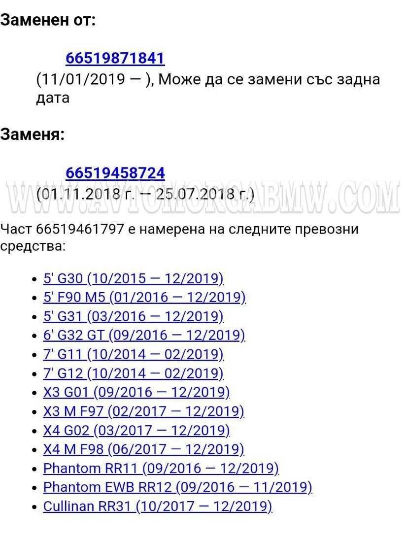 Бмв Х3 Г01 Преден модул камера Bmw X3 G01 кафас