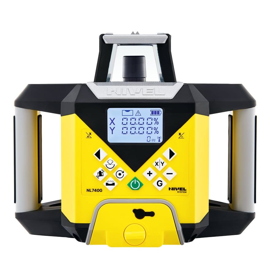 Laser rotativ Nivel System NL740G Digital, fascicul verde