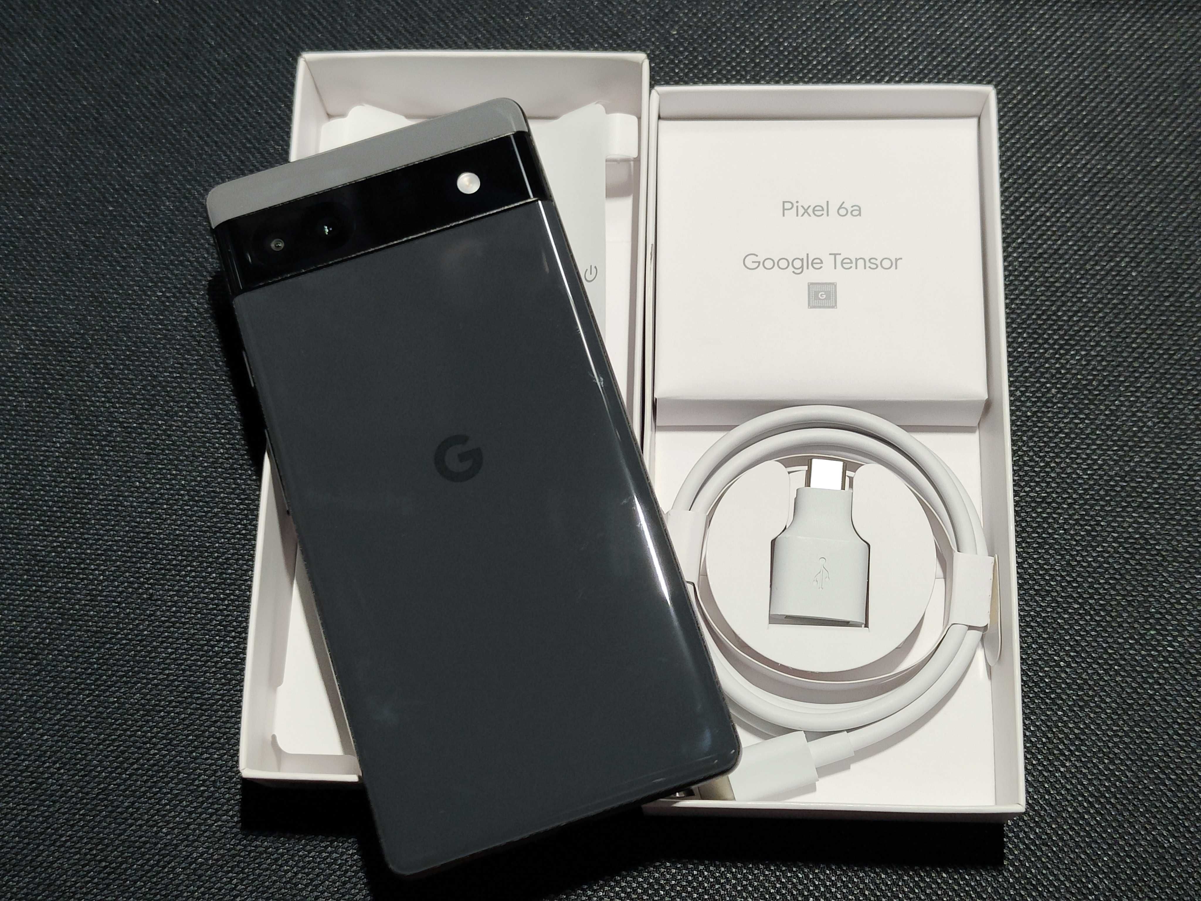 Смартфон Google Pixel 6a 6 ГБ/128 ГБ, черный (б/у)