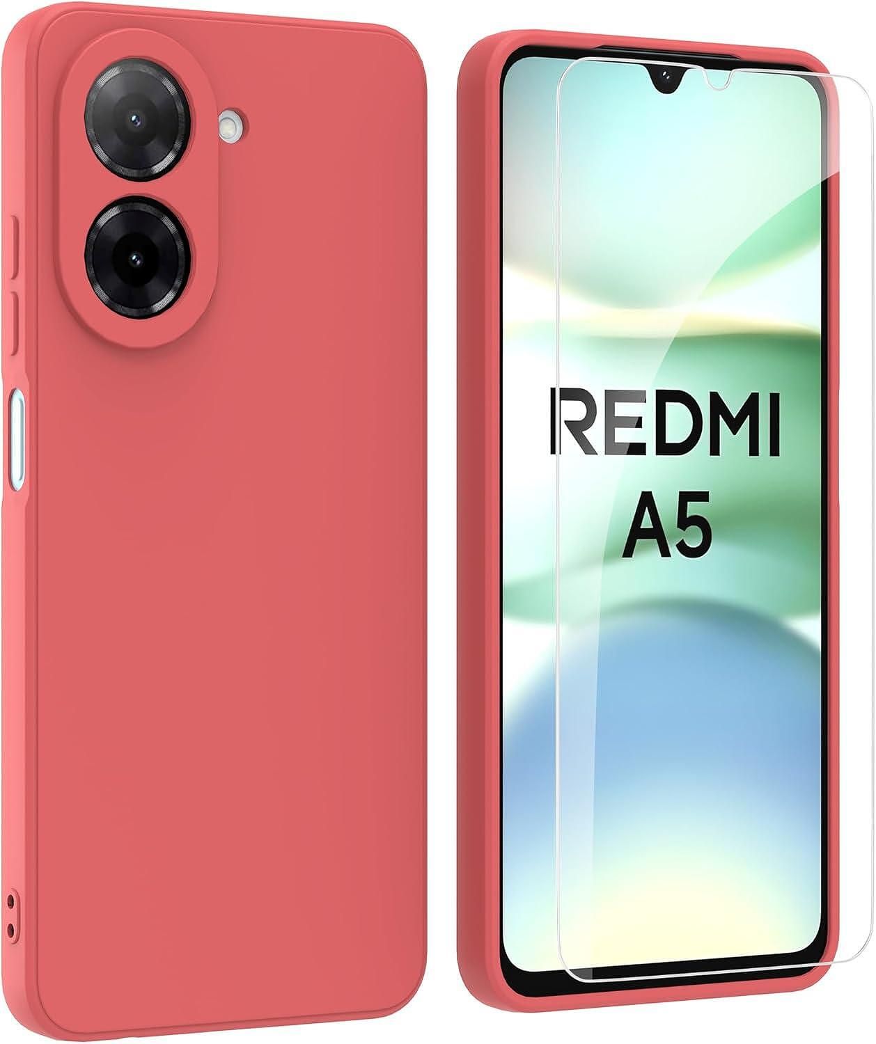 Матов Силиконов Кейс за Xiaomi Redmi A5 - Червен