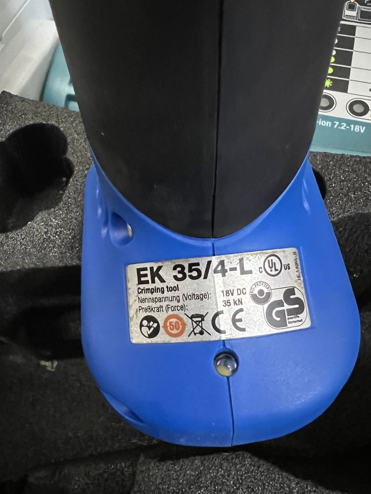 Klauke Minipress EK 35/4-L Presa de papucit