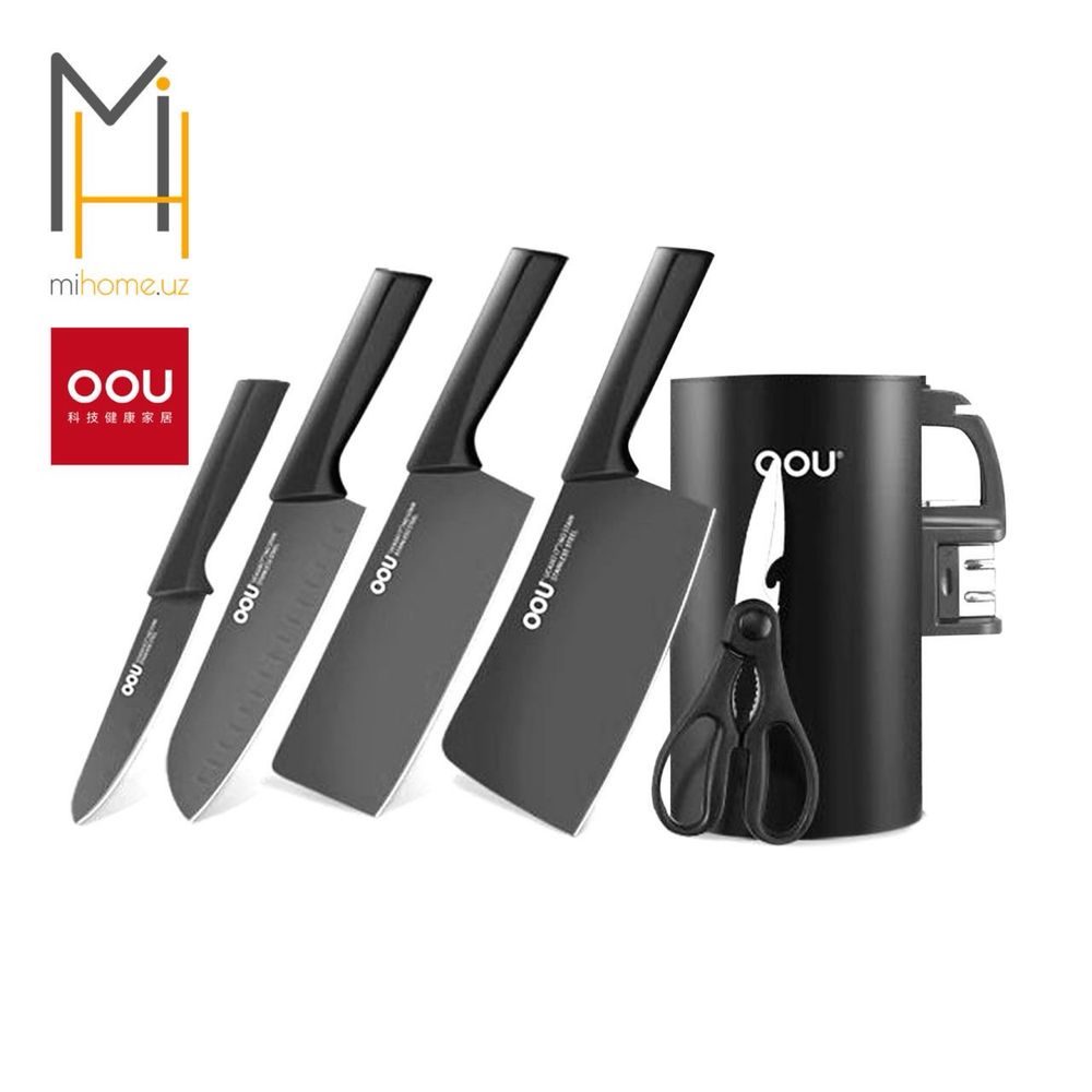 Набор кухонных ножей Xiaomi OOU Crane Series Kitchen Set (7 предметов)