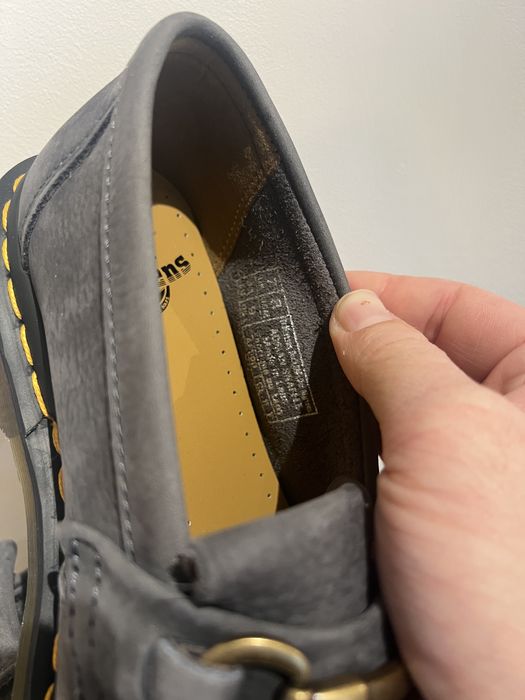 Mocasini Dr Martens 41 Adrian Snaffle blue nubuck originali noi