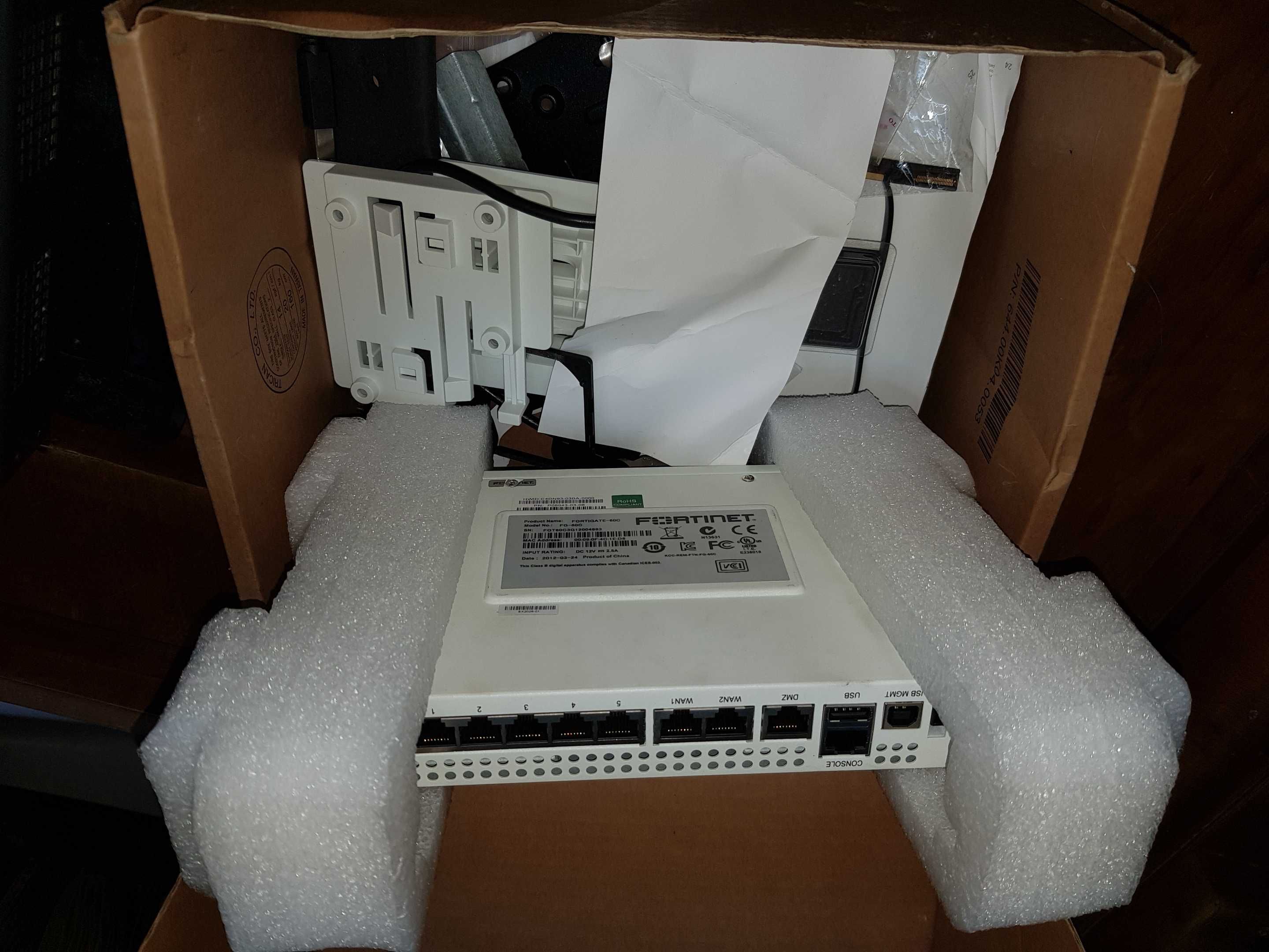 Fortinet FortiGate-60C Security Appliance FG-60C Firewall