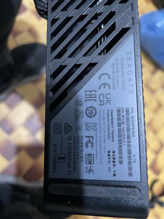 Hdd extern Seagate 4 TB 3,5 inch