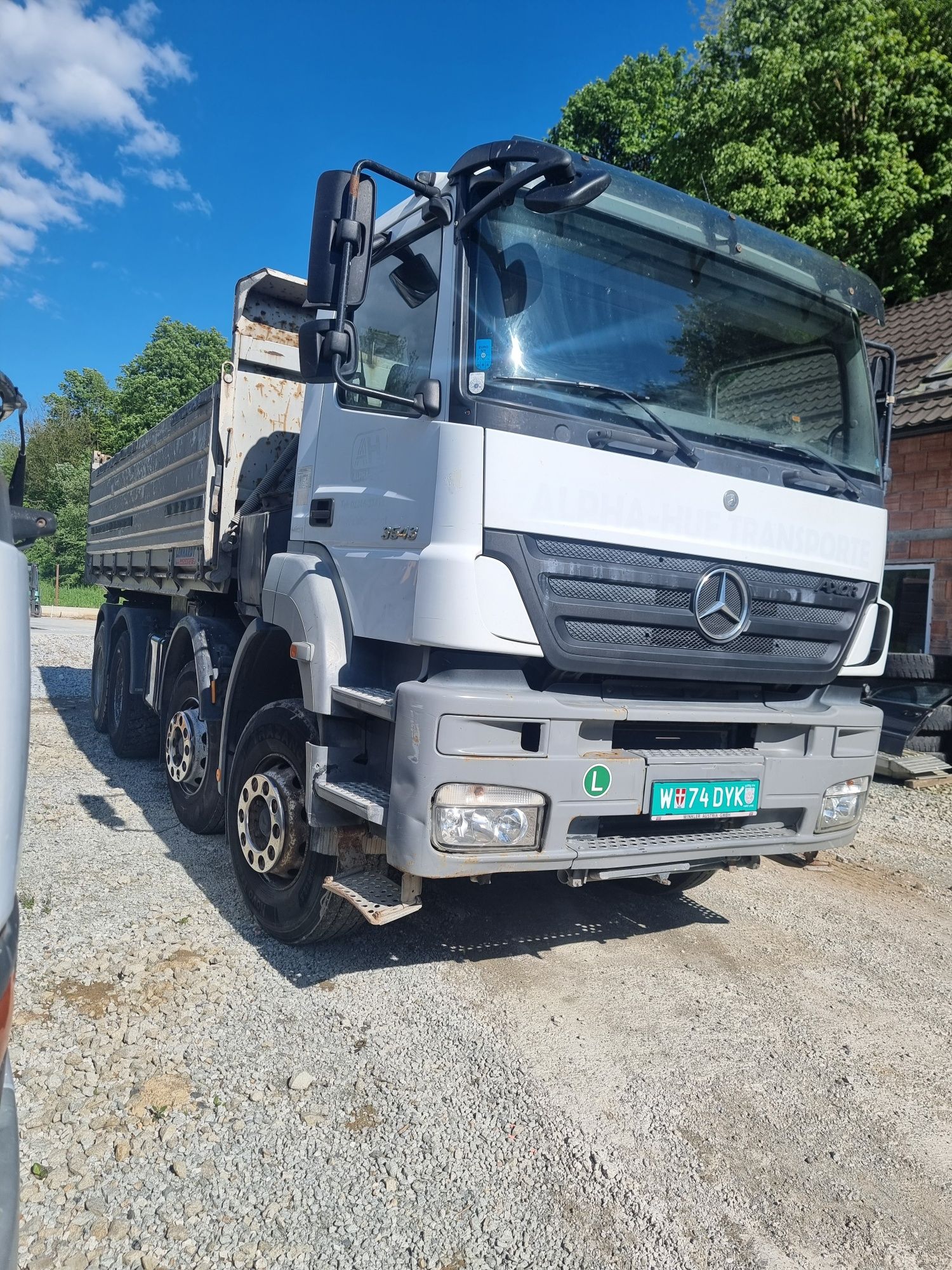 Autobasculanta mercedes axor euro 5 basculabil pe 3 parti