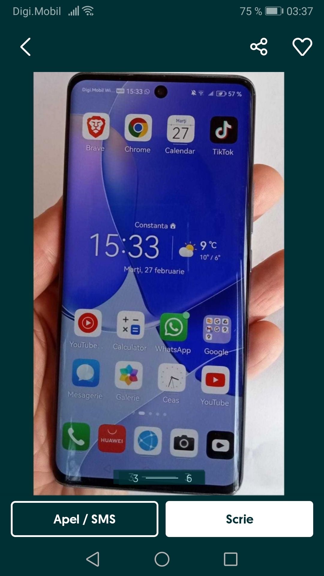 Tel Huawei nova 9