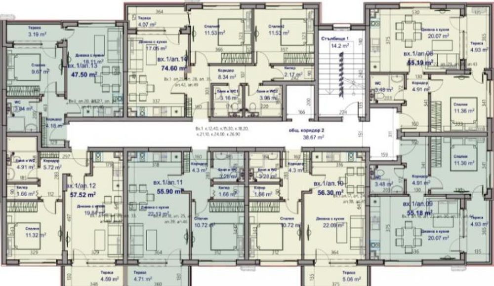 Продава се Двустаен апартамент в Варна, Младост 1 - 61 кв.м за 1968 €/кв.м - Снимка #1
