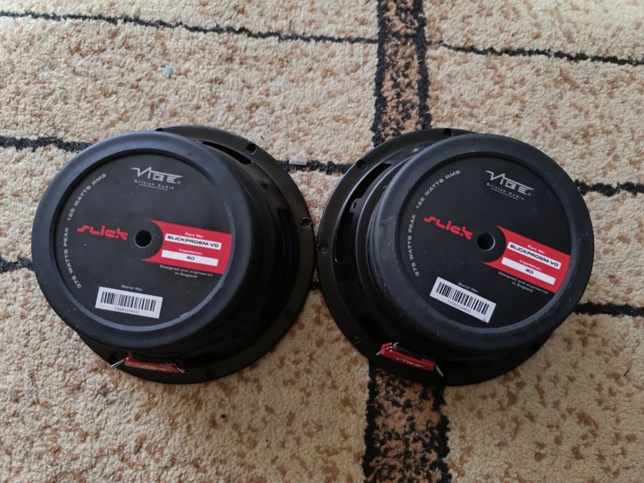 Boxe auto vibe 16.5cm 125w rms (DEFECTE)