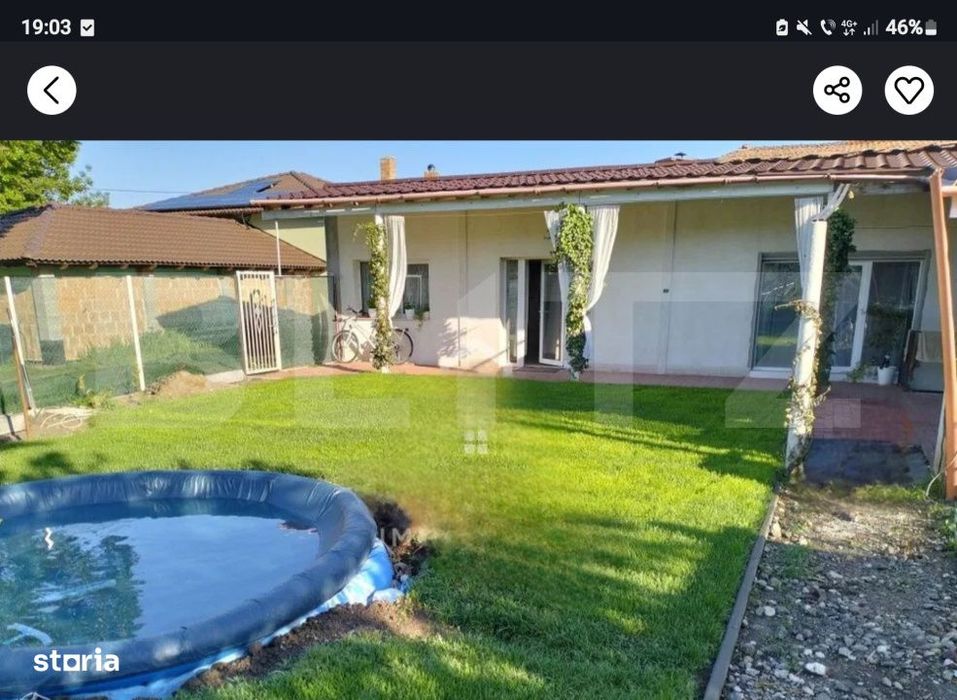 Casa individuala cu 2 camere,80 mp utili,267 mp teren,Totoi