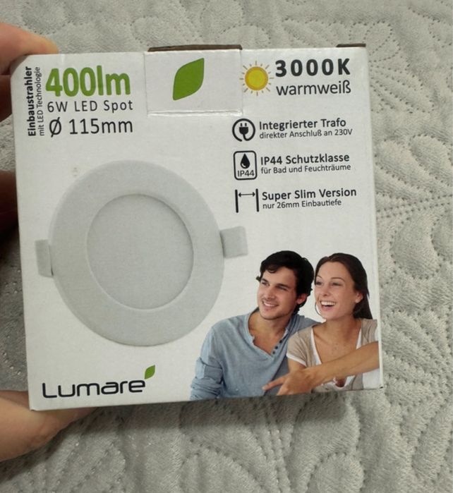 Spot încastrat Led Lumare.  5 bucati