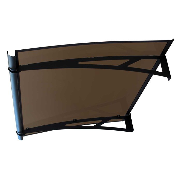 Copertină NEO PRO Otel+ALU cu Jgheab+Plexiglas de ușă OFERTA