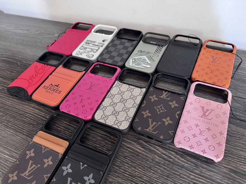 Husa Premium OffWhite Gucci LV Louboutin - iPhone 17 Pro Max 17 Pro  -