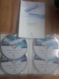 Оригинален сет навигация 4 DVD диска за Мерцедес cls,slk, e classe