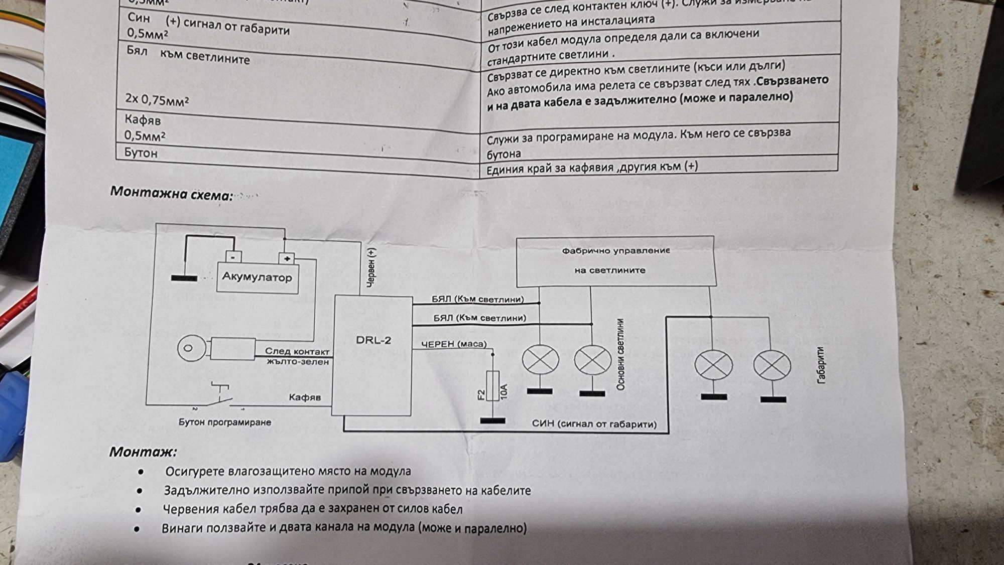 Модул за дневни светлини
