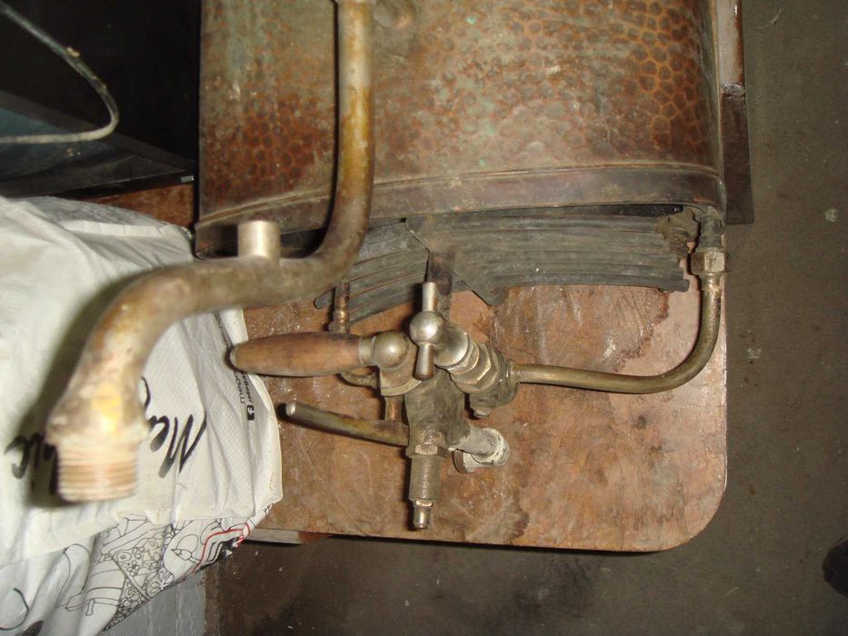 Incalzitor apa Cupru Vintage interbelic gaz Hugo Junkers V24 Patent