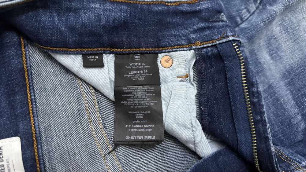 Blugi skinny G-Star raw marimea 30/S