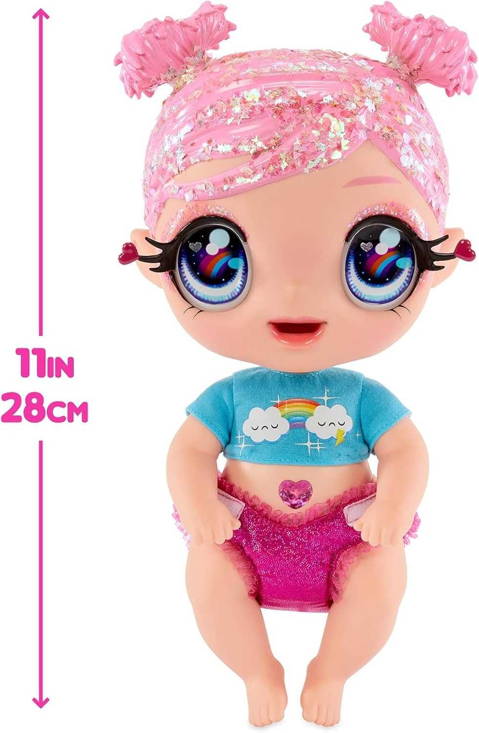 Кукла Glitter Babyz  меняющая цвет, 28 см
