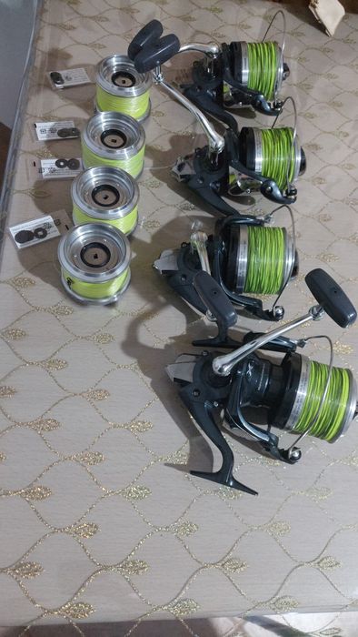 Set 4 mulinete shimano ultegra 14000 xtc cu tamburi de rezerva