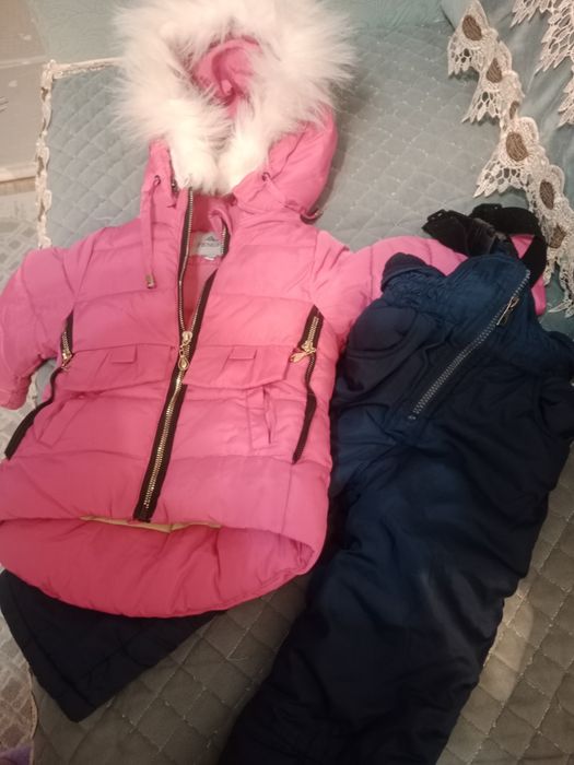 Зимний комплек на девочку.