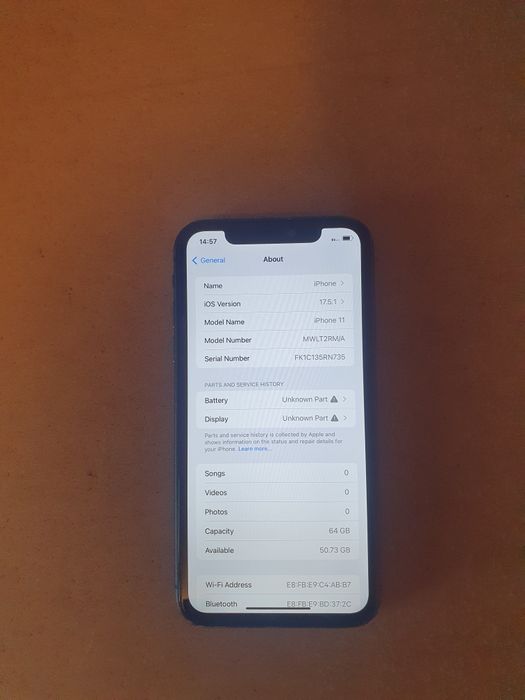 Iphone 11 black impecabil  64 GB