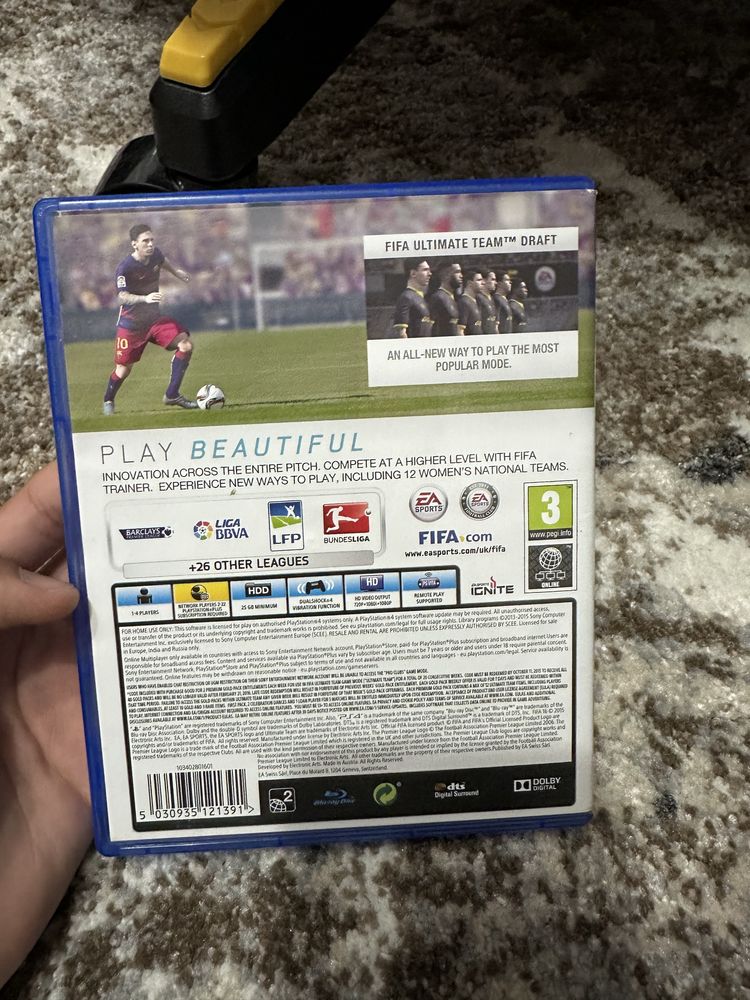 Игра FIFA 16 За Ps4