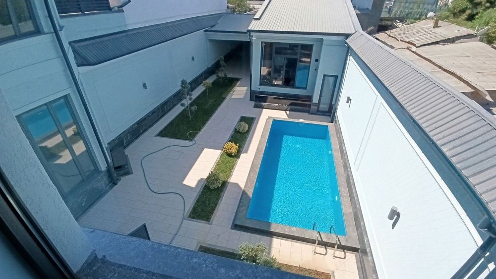 Новый евро дом 3 уровня,5,8соток,8комнат+2холла,ул.Шуртепа,Центр Лунач